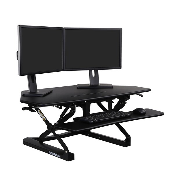 FlexiSpot M4B Adjustable Standing Desk 41" Cubicles Corner Desk Riser